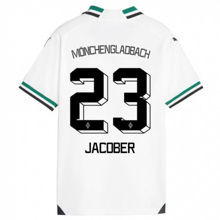 Kandiny Herren Magdalena Jacober #23 Weiß Grün Heimtrikot Trikot 2023/24 T-Shirt