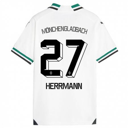 Kandiny Herren Michelle Herrmann #27 Weiß Grün Heimtrikot Trikot 2023/24 T-Shirt