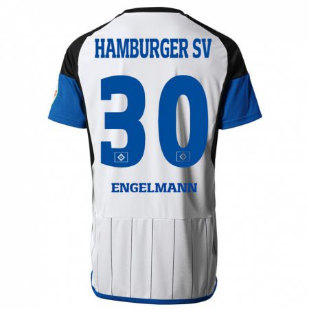 Kandiny Herren Timon Engelmann #30 Weiß Heimtrikot Trikot 2023/24 T-Shirt