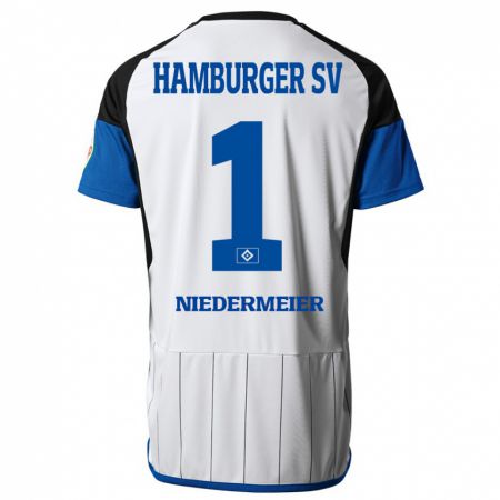 Kandiny Herren Philipp Niedermeier #1 Weiß Heimtrikot Trikot 2023/24 T-Shirt