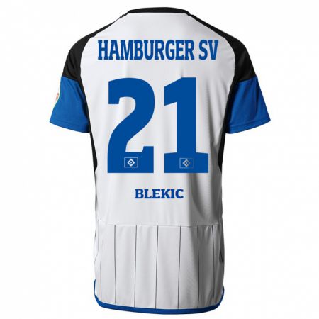 Kandiny Herren Romeo Blekic #21 Weiß Heimtrikot Trikot 2023/24 T-Shirt