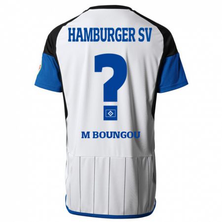 Kandiny Herren Edmond Loubongo-M'boungou #0 Weiß Heimtrikot Trikot 2023/24 T-Shirt