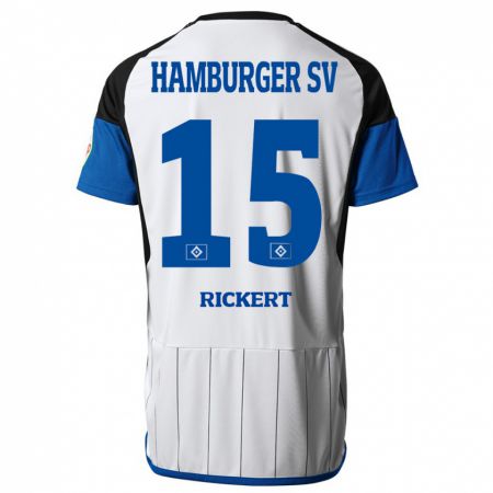 Kandiny Herren Manja Rickert #15 Weiß Heimtrikot Trikot 2023/24 T-Shirt