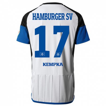 Kandiny Herren Sylvana Kempka #17 Weiß Heimtrikot Trikot 2023/24 T-Shirt