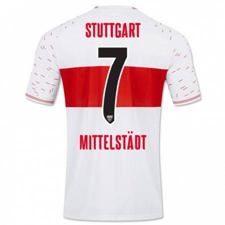 Kandiny Herren Maximilian Mittelstädt #7 Weiß Heimtrikot Trikot 2023/24 T-Shirt
