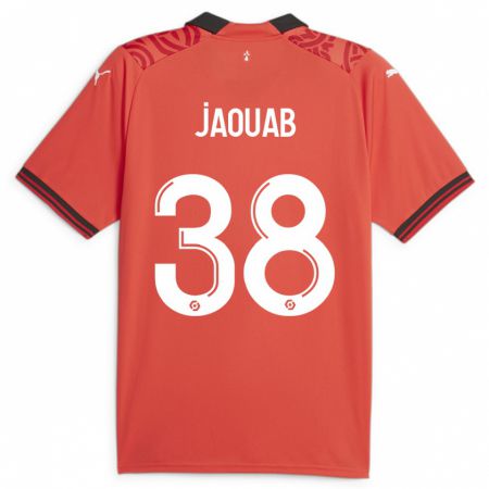Kandiny Herren Mohamed Jaouab #38 Rot Heimtrikot Trikot 2023/24 T-Shirt