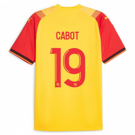 Kandiny Herren Jimmy Cabot #19 Gelb Heimtrikot Trikot 2023/24 T-Shirt