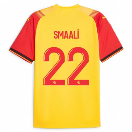Kandiny Herren Emma Smaali #22 Gelb Heimtrikot Trikot 2023/24 T-Shirt