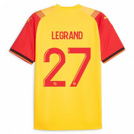 Kandiny Herren Bérénice Legrand #27 Gelb Heimtrikot Trikot 2023/24 T-Shirt