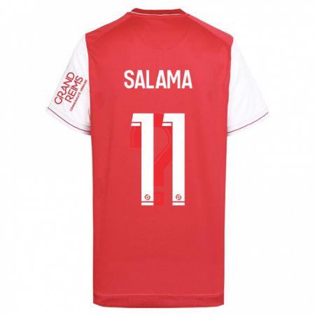 Kandiny Herren Amine Salama #11 Rot Heimtrikot Trikot 2023/24 T-Shirt