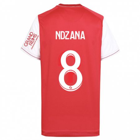 Kandiny Herren Colette Ndzana Fegue #8 Rot Heimtrikot Trikot 2023/24 T-Shirt