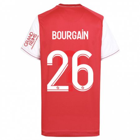 Kandiny Herren Lea Bourgain #26 Rot Heimtrikot Trikot 2023/24 T-Shirt