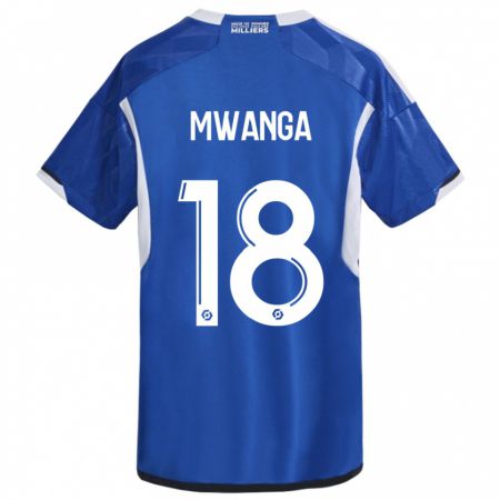 Kandiny Herren Junior Mwanga #18 Blau Heimtrikot Trikot 2023/24 T-Shirt