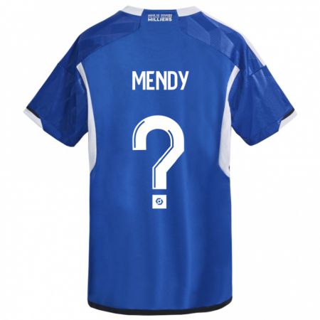 Kandiny Herren François Mendy #0 Blau Heimtrikot Trikot 2023/24 T-Shirt