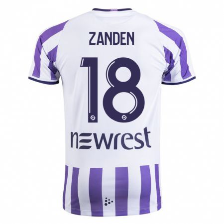 Kandiny Herren Oliver Zandén #18 Weiß Heimtrikot Trikot 2023/24 T-Shirt