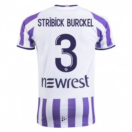 Kandiny Herren Laetitia Stribick-Burckel #3 Weiß Heimtrikot Trikot 2023/24 T-Shirt