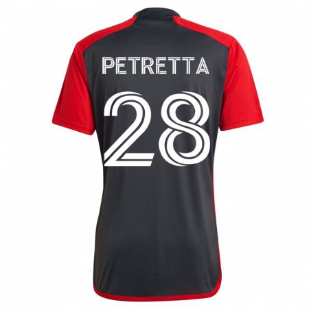 Kandiny Herren Raoul Petretta #28 Grau Heimtrikot Trikot 2023/24 T-Shirt