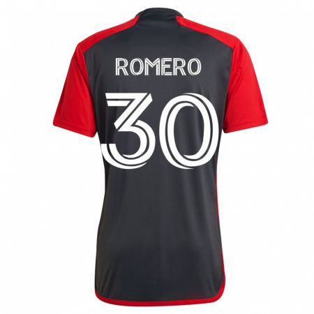 Kandiny Herren Tomás Romero #30 Grau Heimtrikot Trikot 2023/24 T-Shirt