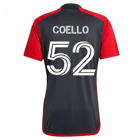 Kandiny Herren Alonso Coello #52 Grau Heimtrikot Trikot 2023/24 T-Shirt