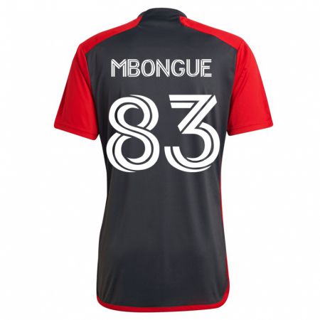 Kandiny Herren Hugo Mbongue #83 Grau Heimtrikot Trikot 2023/24 T-Shirt