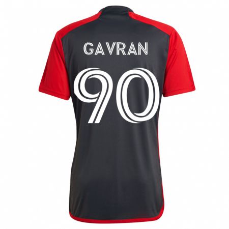 Kandiny Herren Luka Gavran #90 Grau Heimtrikot Trikot 2023/24 T-Shirt