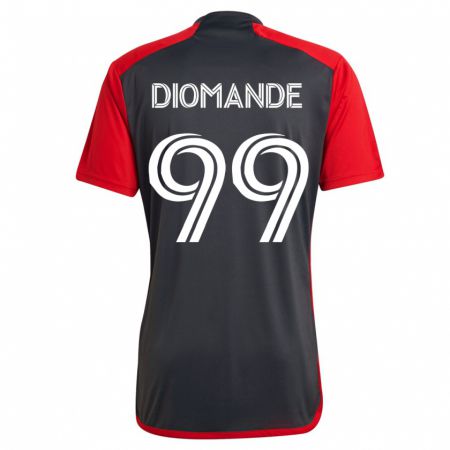 Kandiny Herren Adama Diomande #99 Grau Heimtrikot Trikot 2023/24 T-Shirt