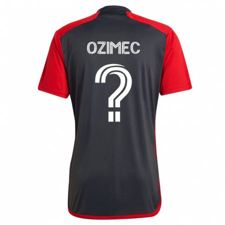 Kandiny Herren Lucas Ozimec #0 Grau Heimtrikot Trikot 2023/24 T-Shirt