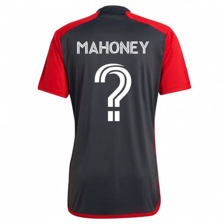 Kandiny Herren Adrian Mahoney #0 Grau Heimtrikot Trikot 2023/24 T-Shirt