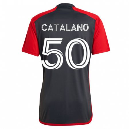 Kandiny Herren Gianluca Catalano #50 Grau Heimtrikot Trikot 2023/24 T-Shirt