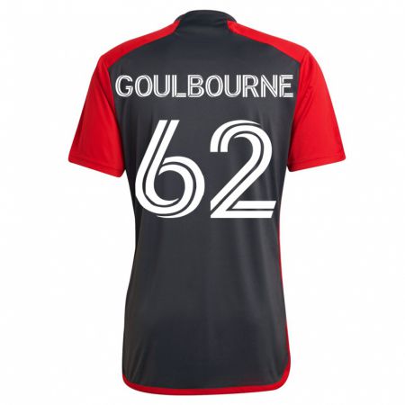 Kandiny Herren Rohan Goulbourne #62 Grau Heimtrikot Trikot 2023/24 T-Shirt