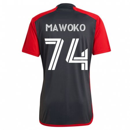 Kandiny Herren Kundai Mawoko #74 Grau Heimtrikot Trikot 2023/24 T-Shirt