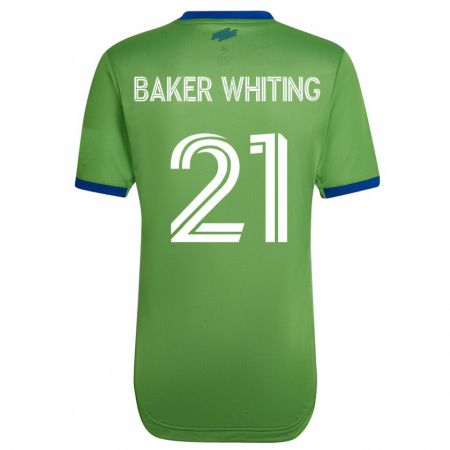 Kandiny Herren Reed Baker-Whiting #21 Grün Heimtrikot Trikot 2023/24 T-Shirt