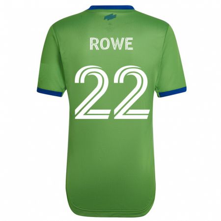Kandiny Herren Kelyn Rowe #22 Grün Heimtrikot Trikot 2023/24 T-Shirt