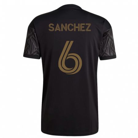 Kandiny Herren Ilie Sánchez #6 Schwarz Heimtrikot Trikot 2023/24 T-Shirt