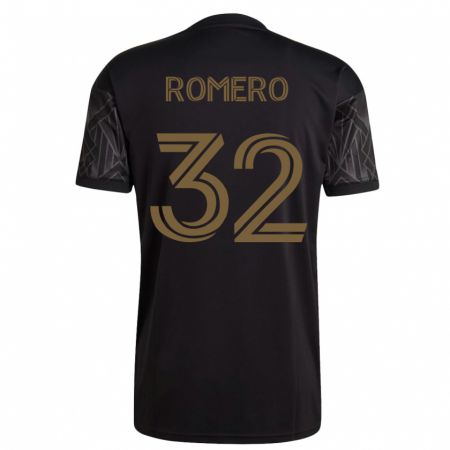 Kandiny Herren Abraham Romero #32 Schwarz Heimtrikot Trikot 2023/24 T-Shirt