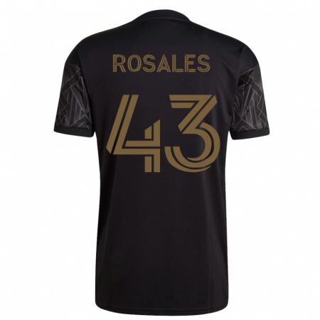 Kandiny Herren Diego Rosales #43 Schwarz Heimtrikot Trikot 2023/24 T-Shirt