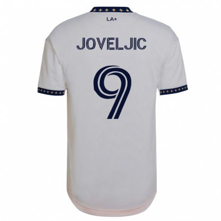 Kandiny Herren Dejan Joveljic #9 Weiß Heimtrikot Trikot 2023/24 T-Shirt