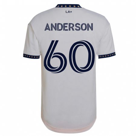 Kandiny Herren Nolan Anderson #60 Weiß Heimtrikot Trikot 2023/24 T-Shirt