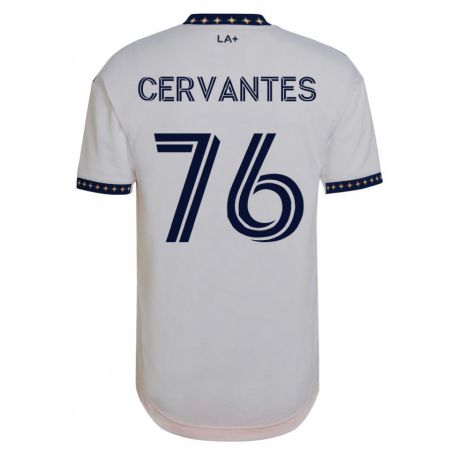 Kandiny Herren Aaron Cervantes #76 Weiß Heimtrikot Trikot 2023/24 T-Shirt