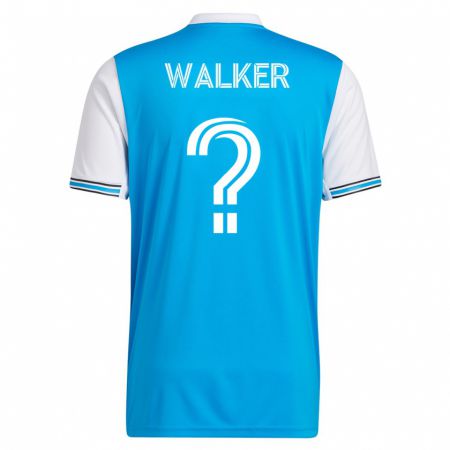 Kandiny Herren Isaac Walker #0 Blau Heimtrikot Trikot 2023/24 T-Shirt