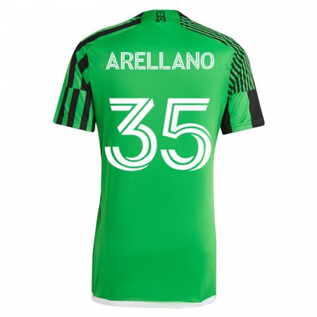 Kandiny Herren Bryan Arellano #35 Grün Schwarz Heimtrikot Trikot 2023/24 T-Shirt