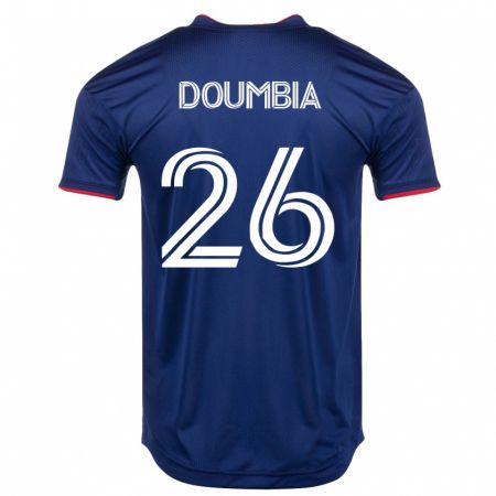 Kandiny Herren Ousmane Doumbia #26 Marine Heimtrikot Trikot 2023/24 T-Shirt