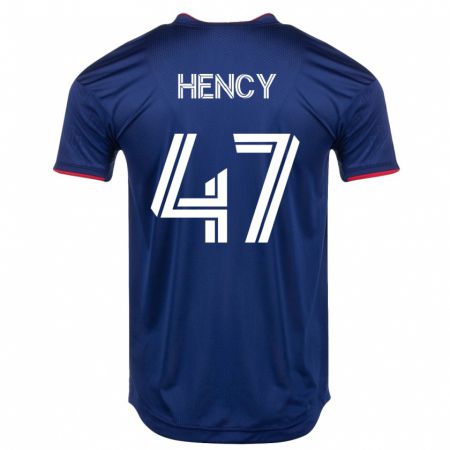 Kandiny Herren Billy Hency #47 Marine Heimtrikot Trikot 2023/24 T-Shirt