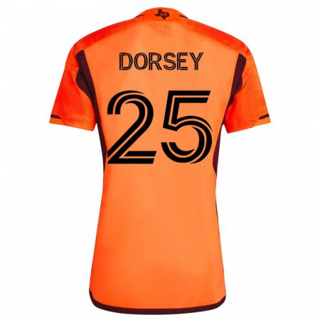Kandiny Herren Griffin Dorsey #25 Orangefarben Heimtrikot Trikot 2023/24 T-Shirt