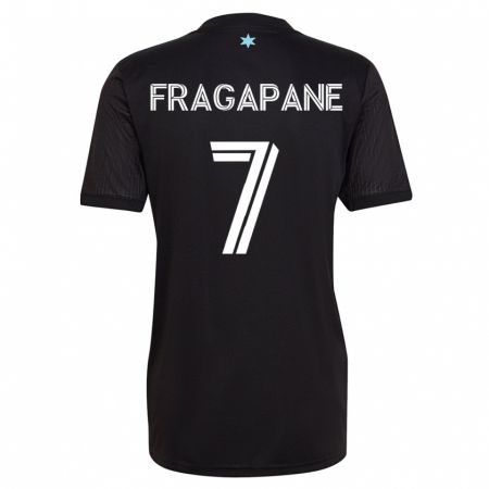 Kandiny Herren Franco Fragapane #7 Schwarz Heimtrikot Trikot 2023/24 T-Shirt