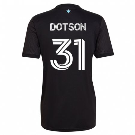 Kandiny Herren Hassani Dotson #31 Schwarz Heimtrikot Trikot 2023/24 T-Shirt