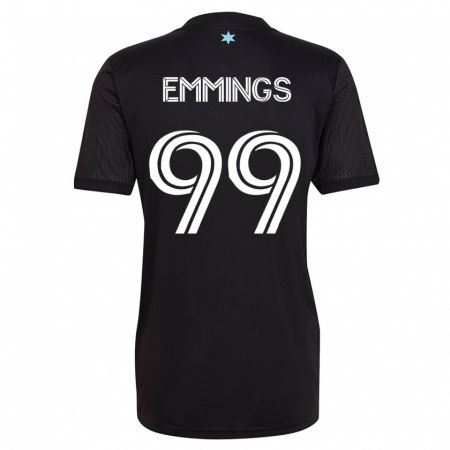 Kandiny Herren Fred Emmings #99 Schwarz Heimtrikot Trikot 2023/24 T-Shirt