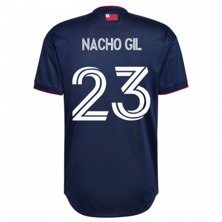 Kandiny Herren Nacho Gil #23 Marine Heimtrikot Trikot 2023/24 T-Shirt
