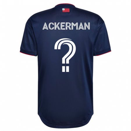 Kandiny Herren Eli Ackerman #0 Marine Heimtrikot Trikot 2023/24 T-Shirt