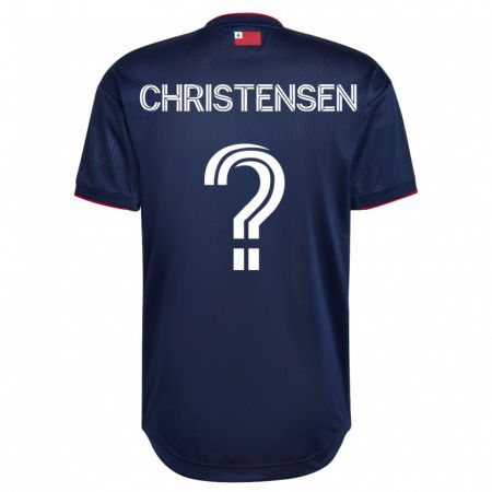 Kandiny Herren Kevin Christensen #0 Marine Heimtrikot Trikot 2023/24 T-Shirt